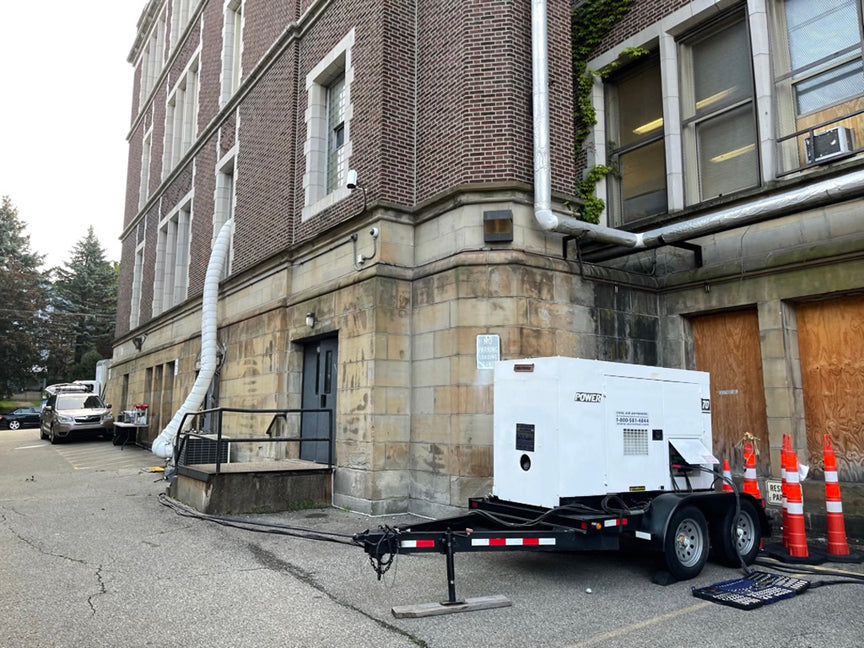 70 KVA Whisperwatt Diesel Generator Rental