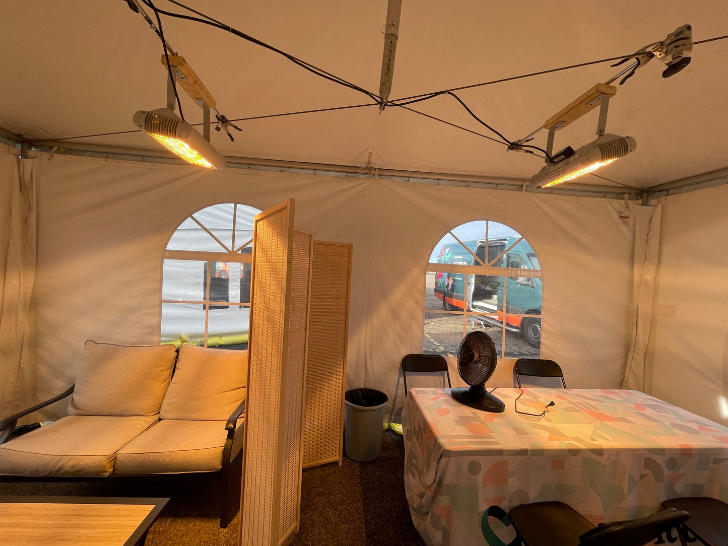 Infrared Heater Rental for Tent Application